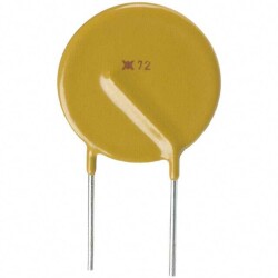 Polymeric PTC Resettable Fuse 72V 2.5 A Ih Through Hole Radial, Disc - Littelfuse Inc.