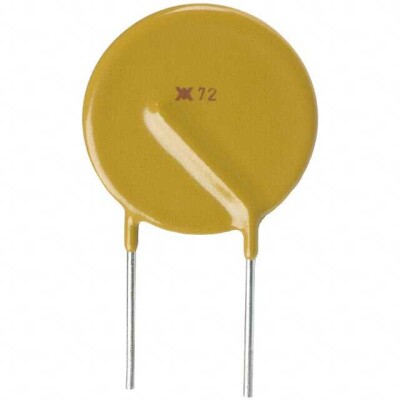 Polymeric PTC Resettable Fuse 72V 2.5 A Ih Through Hole Radial, Disc - 1