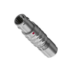 5 Position Circular Connector Plug, Male Pins Solder Cup - ODU (1)