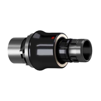 5 Position Circular Connector Plug, Male Pins Solder Cup - 1