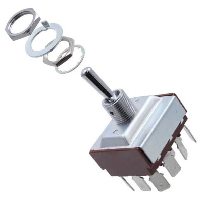 Toggle Switch 4PDT Panel Mount - 1