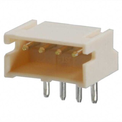 Connector Header Through Hole, Right Angle 4 position 0.059