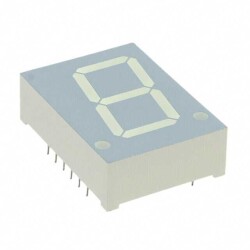 Display Modules - LED Character and Numeric Red 7-Segment 1 Character Common Anode 2V 20mA 1.091