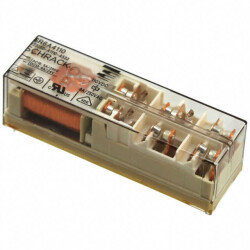 Safety Relay 6PST-4NO/2NC (4 Form A, 2 Form B) 12VDC Coil Through Hole - TE Connectivity Potter & Brumfield Relays
