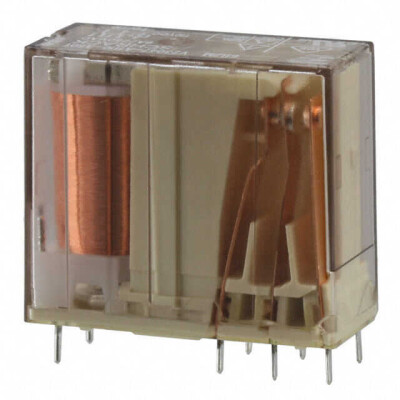 Safety Relay DPDT (2 Form C) 12VDC Coil Through Hole - 1