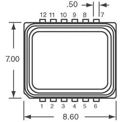 Sensor Inclinometer ±90° X or Y Axis 6.25Hz Bandwidth 12-SMD Module - 2