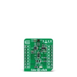 CLS-16D24-44-DF8/TR8 Color Sensor mikroBUS™ Click™ Platform Evaluation Expansion Board - MikroElektronika
