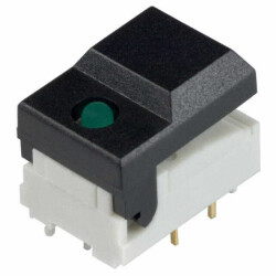Pushbutton Switch SPDT Keyswitch, Illuminated Through Hole - C&K