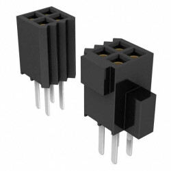 50 Position Receptacle Connector 0.050