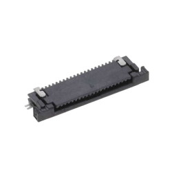 20 Position FFC, FPC Connector Contacts, Top 0.020