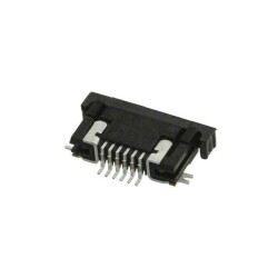 6 Position FFC, FPC Connector Contacts, Bottom 0.020