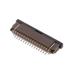 15 Position FPC Connector Contacts, Bottom 0.039