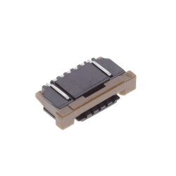 5 Position FFC, FPC Connector Contacts, Bottom 0.039