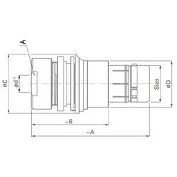 Short Cable Mounted Plug - Standard Ultimate Series - Fischer Connectors (1)