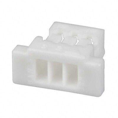 3 Rectangular Connectors - Housings Receptacle Natural 0.039