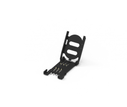 SIM Card Socket Plastic Hinge Type , 6Pin - ATTEND Technology (1)