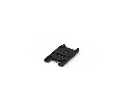 SIM Card Socket Plastic Hinge Type , 6Pin - 3