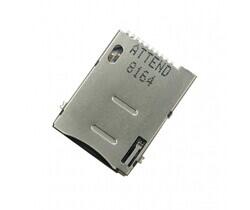 SIM Card Socket Push-Push Type 8+2 Pin - 1