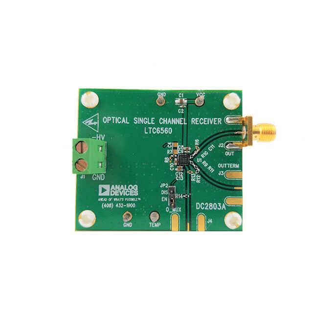  Ltc6560 1 - Single Channels Per Ic Transimpedance Amplifier Evaluation Board