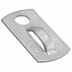 Single Opening Cable Tie Holder Silver Screw, #10 (M5) - Panduit Corp