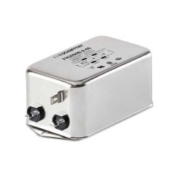 Single Phase EMC/EMI Line Filter 20 A 110V, 250V DC ~ 400Hz Two Stage Threaded Post (M4) - TE Connectivity Schaffner