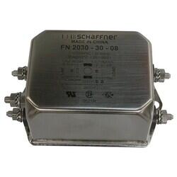 Single Phase EMC/EMI Line Filter 30A 250VAC DC ~ 400Hz Single Stage Threaded Post (M4) - Schaffner EMC Inc.