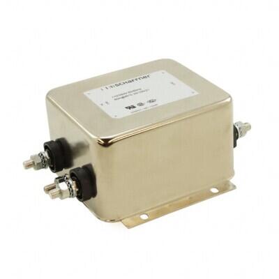 Single Phase EMC/EMI Line Filter 60 A 250VAC DC ~ 400Hz Single Stage Threaded Post (M6) - 1