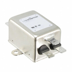 Single Phase EMC/EMI Line Filter 6 A 250VAC DC ~ 400Hz Single Stage Terminal Post - Schaffner EMC Inc.