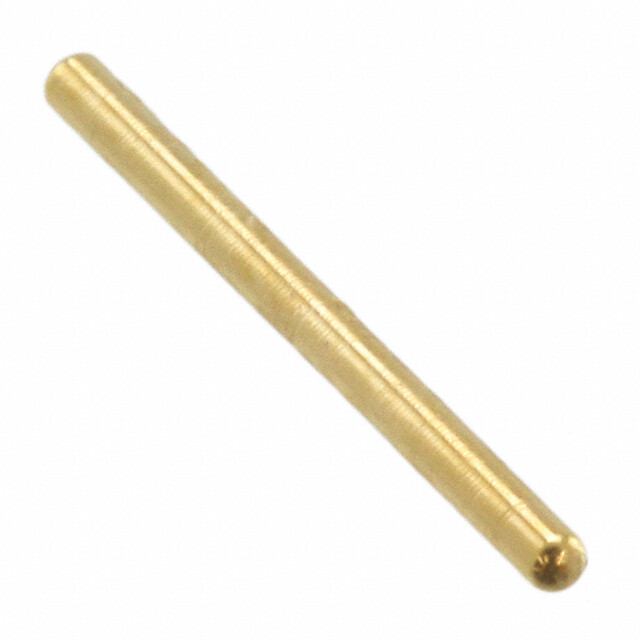  Single Post Terminal Connector Through Hole Gold 0.020" (0.51mm) Dia