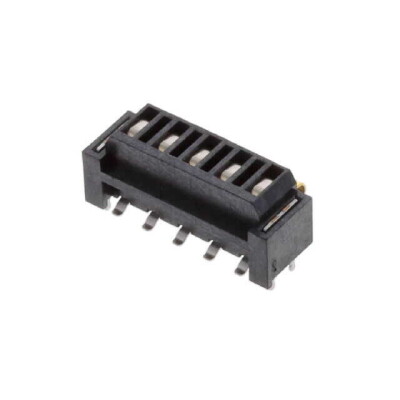 5 Position Spring Compression Contact, Non-Gendered Connector Surface Mount, Right Angle - 1