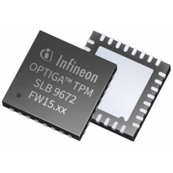 32-Bit OPTIGA™ TPM Trusted Platform Module (TPM) Microcontroller IC NVM (51kB) 32-UFQFN Exposed Pad - Infineon Technologies
