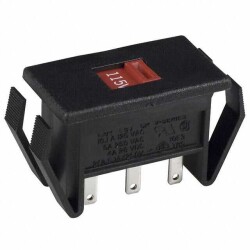 Slide Switch DPDT Panel Mount, Snap-In - C&K