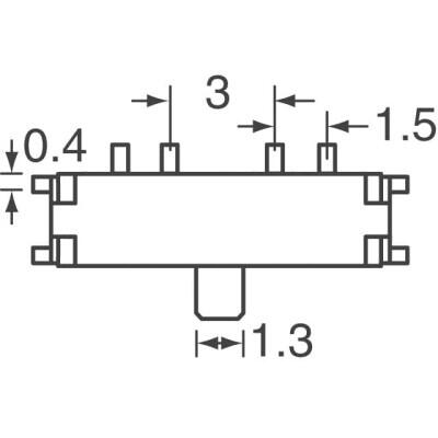 Slide Switch SP3T Surface Mount, Right Angle - 2