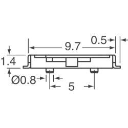 Slide Switch SP3T Surface Mount, Right Angle - 3