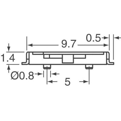 Slide Switch SP3T Surface Mount, Right Angle - 3