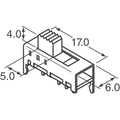 Slide Switch SP3T Through Hole - 2