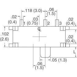 Slide Switch SPDT Surface Mount, Right Angle - 3