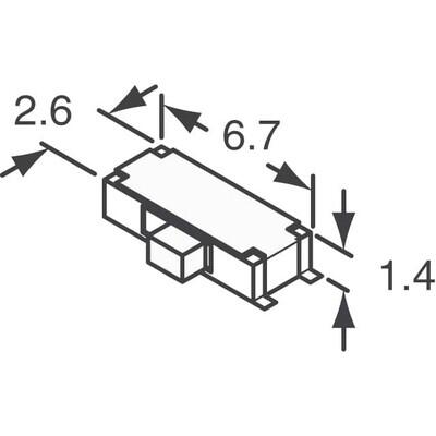 Slide Switch SPDT Surface Mount, Right Angle - 2