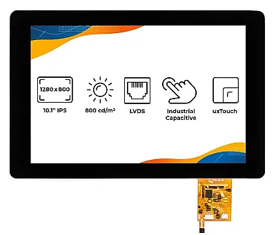Capacitive Graphic LCD Display Module Transmissive Red, Green, Blue (RGB) TFT - Color, IPS (In-Plane Switching) LVDS 12.1