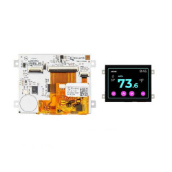 Capacitive Graphic LCD Display Module Transmissive Red, Green, Blue (RGB) TFT - Color, IPS (In-Plane Switching) QSPI, SPI 3.5