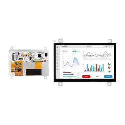 Capacitive Graphic LCD Display Module Transmissive Red, Green, Blue (RGB) TFT - Color, IPS (In-Plane Switching) QSPI, SPI 4.3