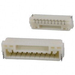 Connector Header Surface Mount, Right Angle 10 position 0.049