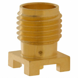 SMA Connector Jack, Female Socket 50 Ohms Surface Mount Solder - Cinch Connectivity Solutions Johnson