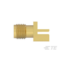 SMA Connector Jack, Female Socket 50 Ohms Board Edge, End Launch Solder - TE Connectivity AMP Connectors (1)