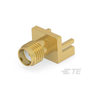SMA Connector Jack, Female Socket 50 Ohms Board Edge, End Launch Solder - 1