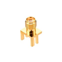 SMA Connector Jack, Female Socket 50 Ohms Board Edge, End Launch Solder - Würth Elektronik