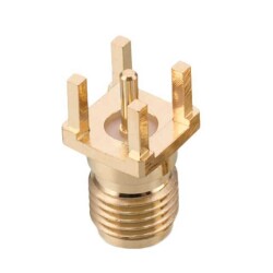 SMA Connector Jack, Female Socket 50 Ohms Through Hole Solder - Würth Elektronik