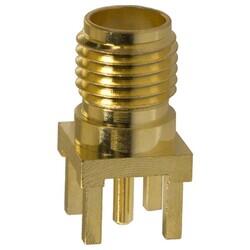 SMA Connector Jack, Female Socket 50Ohm Through Hole Solder - 1