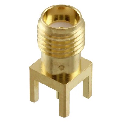 SMA Connector Receptacle, Female Socket 50Ohm Through Hole Solder - 1