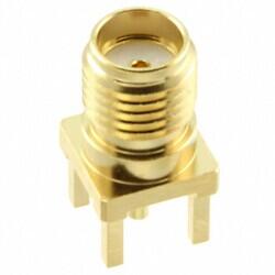 SMA Connector Jack, Female Socket 50Ohm Through Hole Solder - Samtec Inc.